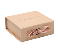 Boîte cadeau pliable en carton rigide, style livre, avec couvercle aimanté, en carton personnalisé, faite à la main