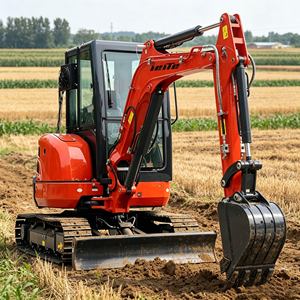 Mini Excavadora Agrícola de 1, 2 y 3.5 Toneladas para Riego de Campos Agrícolas, Excavación de Zanjas, Plantación de Árboles Frutales y Gestión de Huertos - Product Image 4