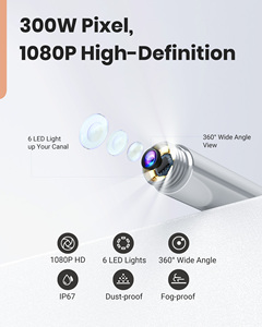 Bebird R1 Removedor de Cera de Oídos Inalámbrico Herramienta Eléctrica para Remover Cera de Oídos con Otoscopio Visual y Cámara WiFi - Product Image 3