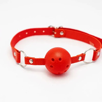 Produits sexuels SM, vente en gros de jouets sexuels, menottes noires et rouges, équipement de bondage, kits de jouets pour couples, balle de gag sexuelle