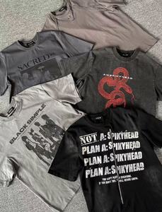 T-shirt a maniche corte da <span class=keywords><strong>uomo</strong></span>, nuova collezione Estate 2026, <span class=keywords><strong>di</strong></span> <span class=keywords><strong>tendenza</strong></span>, in seta ghiaccio e cotone, <span class=keywords><strong>abbigliamento</strong></span> <span class=keywords><strong>uomo</strong></span> - Product Image 1