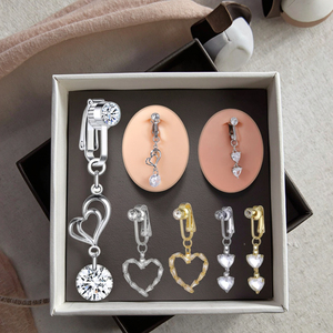 <span class=keywords><strong>Faux</strong></span> coeur <span class=keywords><strong>ventre</strong></span> Piercing plaqué or <span class=keywords><strong>faux</strong></span> corps bijoux cristal coeur balancent Zircon nombril Piercing mode corps bijoux - Product Image 5