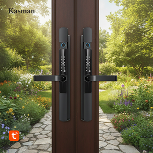 <span class=keywords><strong>Cerradura</strong></span> Inteligente Deslizante Kasman SOURCE PRICE de Doble Apertura para Puerta <span class=keywords><strong>Principal</strong></span>, Resistente al Agua, con Huella Dactilar y Tarjeta de <span class=keywords><strong>Acceso</strong></span> - Product Image 1