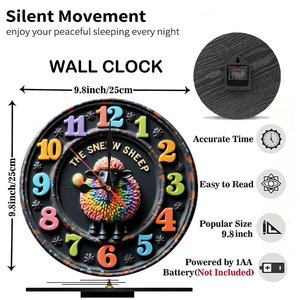Orologio in Legno Personalizzato da 10 Pollici per Programmatore con Codice Snippet - Product Image 3
