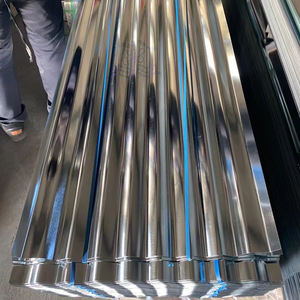 Tôle d'acier galvanisée ondulée Zn275 GI pour <span class=keywords><strong>toiture</strong></span>, tôle de fer à paillettes régulières - Product Image 4