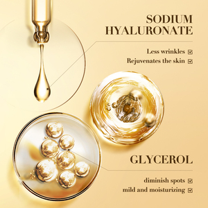 ODM OEM SADOER Hidratante Anti Envelhecimento Pérola colágeno Essência 24k Gold face soro para cuidados com a pele - Product Image 5