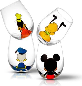 <span class=keywords><strong>Mickey</strong></span> Mouse Squad Collection 15oz Verres à vin rouge sans pied Gobelets élégants pour boire - Product Image 3