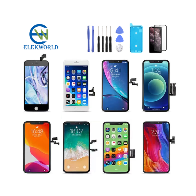 Cellphone Screen Original LCD Digitizer Display Replacement for iPhone X 11 12 13 14 15 16 Pro Mini Max Mobile Phone LCD