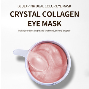 Masque pour les yeux en poudre rose anti-poches, collagène hydratant pour le soin des yeux - Product Image 4