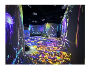 Hot Sale 3D Holographic Hologram Projector Interactive Wall/Floor Immersive Projection touch system