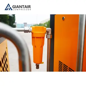 GIANTAIR 7.5kw Air Cooling Screw Air Compressor Screw Compresor Air Dryer Airdryer Built In