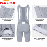 Cuissard de cyclisme pour homme pour l'entraînement, la course et l'équitation Équipement de compression respirant à séchage rapide avec collants rembourrés pour vélo de route