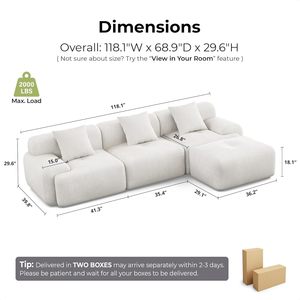 Sofá Seccional en Forma de L Moderno y Lujoso 2026, Juego de Sofás de Espuma Comprimida, Muebles para Sala de Estar - Product Image 6