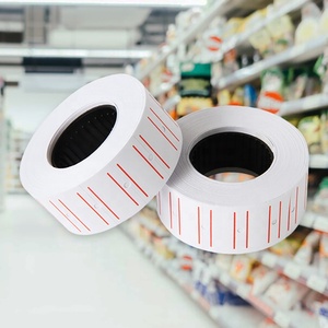 Fábrica al por mayor logotipo personalizado impresión pegatina adhesiva 12x21mm supermercado báscula etiquetas para alimentos/cosméticos embalaje - Product Image 6