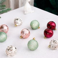 ShuangYuan 6cm 24pcs Ensembles De Boules De Noël Décorations D'arbre De Noël Boules Bolas De Navidad