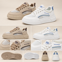 Baskets plateforme en maille respirante pour femmes, à lacets, décontractées, style skate, légères, pour la marche quotidienne et le shopping
