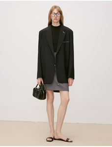 Elegante, Casual, Literario y <span class=keywords><strong>Retro</strong></span> Mujer Silueta <span class=keywords><strong>Blazer</strong></span>/traje con Falda Midi - Product Image 3