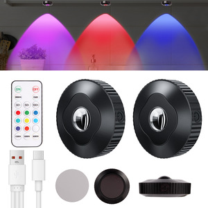 <span class=keywords><strong>Lampe</strong></span> LED RVB colorée pour cave à vin, nouvelle veilleuse créative rechargeable par USB <span class=keywords><strong>avec</strong></span> télécommande, améliore l'ambiance de la chambre - Product Image 1
