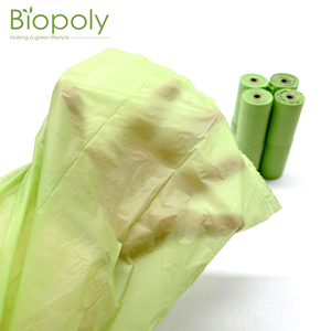 8 Rolls Customizable Package Disposable Pet Waste Bag Home <b>Compostable</b> Plastic Waste Dog Poop Bag - Product Image 4