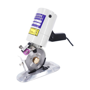 Máquina de corte circular con cuchilla de 400W para cuero y tela TB-90, cortadora manual de tela - Product Image 1