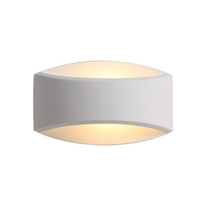 Lámpara LED de pared de 4W, 3000K, acabado blanco mate, ideal para iluminación ambiental y decorativa en espacios interiores. - Product Image 1