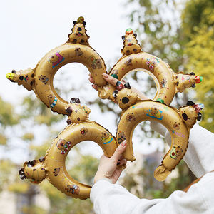 ลูกโป่งฟอยล์รูปหมีคาปิบาราการ์ตูนสำหรับเด็ก พร้อมไม้ถือ ของขวัญเล็กๆ สำหรับวันเกิด โปรโมชั่นธุรกิจ WeChat ของตกแต่ง - Product Image 5