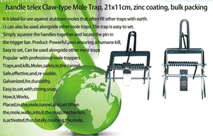 Trampa para Topos y Tuzas Desechable, Ecológica, de Metal Galvanizado Sólido y Resistente, de Fábrica Profesional de Control de Plagas BSTW - Product Image 4