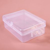 Vente en gros plastique transparent Mini bougie savon bonbons anneau d'ongle boucle d'oreille bijoux stockage voyage pilule leurre petites boîtes d'emballage