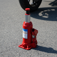 Gato hidráulico vertical para coches pequeños de 10 toneladas con posición alta y baja, brazo basculante fácil de mover para uso automotriz e industrial