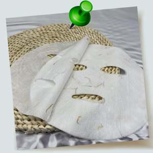 Mascarilla de caléndula de fibra <span class=keywords><strong>lyocell</strong></span> 65gsm, mascarilla facial con hoja de pétalos de flores, fabricante para el cuidado de la piel, mascarilla facial china de papel - Product Image 3