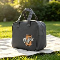 Sac à lunch isotherme imperméable personnalisé avec logo, 500 ensembles, sac à lunch portable en tissu Oxford pour le bureau et l'école