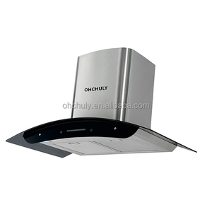 Campana de <span class=keywords><strong>cocina</strong></span> de Vidrio Curvo montada en la pared, campana extractora de <span class=keywords><strong>Cocina</strong></span> eléctrica, <span class=keywords><strong>Extractor</strong></span> de chimenea para el hogar - Product Image 6