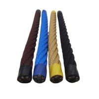Red de escalada infantil con nudos, combinación de cuerda, pirámide, red de araña para juegos al aire libre