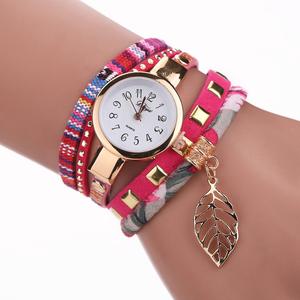 2020 nouvelle mode décontracté Quartz femmes <span class=keywords><strong>montre</strong></span> strass <span class=keywords><strong>cuir</strong></span> tissé Bracelet <span class=keywords><strong>montre</strong></span> cadeau <span class=keywords><strong>montre</strong></span> - Product Image 5