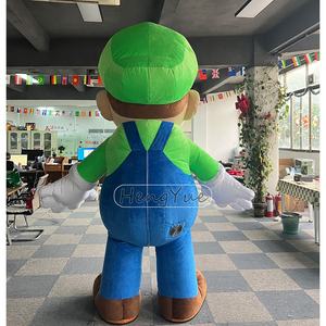 Mascota inflable al aire libre tamaño adulto <span class=keywords><strong>Super</strong></span> Red <span class=keywords><strong>Mario</strong></span> mascota inflable disfraz lindo vestido encantador <span class=keywords><strong>Mario</strong></span> <span class=keywords><strong>Bros</strong></span> disfraces de cosplay - Product Image 2