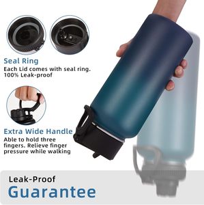 Botella de Agua Aislada de Acero Inoxidable de 32oz al por Mayor con Logotipo Personalizado - Uso en Campamentos, Ecológica, Aislamiento Térmico de 12-24 Horas - Product Image 5