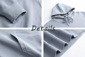 Sweat à capuche unisexe surdimensionné de haute qualité, 300 GSM, poids lourd, impression numérique animale, logo personnalisé, pour l'hiver - Product Image 3