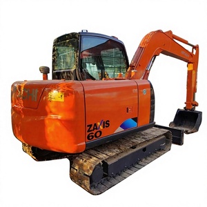 Excavadoras Hitachi ZX60 de Segunda Mano en Venta, Miniexcavadora de 6 Toneladas |   Excavadora de cadenas fabricada en Japón con bomba hidráulica Shimadzu - Product Image 1