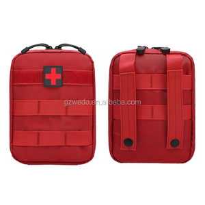 Laser Gesneden Tactisch Ifak Zakje Lege EHBO Tas Buitenshuis Noodtrauma Kit Zakje Molle Multifunctionele Medische Em T Zak Rood - Product Image 6