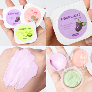 Label Pribadi Pembersih Organik Pelembab Teh Hijau Tanah Liat Masker Lumpur Wajah Kontrol Minyak Masker Tanah Liat Wajah Kapsul - Product Image 5