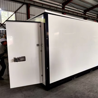 Mini hangar en acier pliable et démontable de 5', 8', 10', 12' pour le transport et le stockage portable, unités de stockage pliables