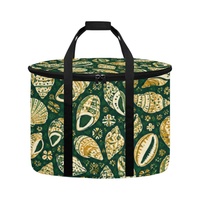 Sac de transport réutilisable pour autocuiseur, imprimé feuilles, fruits tropicaux et motifs botaniques, pour le transport d'appareils de cuisine