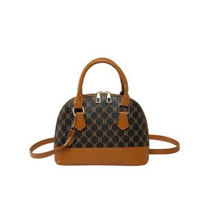 Sac à main coquillage rétro vintage pour femme, nouvelle tendance estivale, décontracté, couleurs contrastées, en polyester, populaire, sac bandoulière messager - Product Image 5