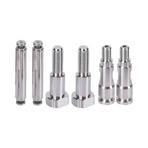 Aluminum alloy external thread parts cnc lathe processing