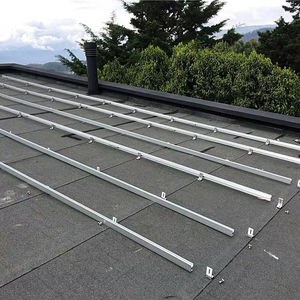 Accessoires photovoltaïques en alliage d'aluminium, rail de montage de module PV argenté, pince intermédiaire en L, pince d'extrémité solaire, pince intermédiaire pour panneau solaire - Product Image 1