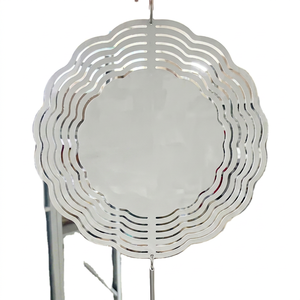 Vente en gros de moulinets à vent en aluminium pour la sublimation, pour la décoration de jardin et de Noël, 8/10 pouces, imperméables, respectueux de l'environnement, pour une utilisation en extérieur - Product Image 1