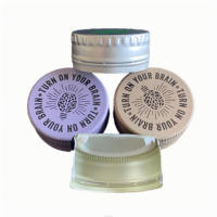 ROPP Couvercles de bouteilles à vis en aluminium Fermeture à vis en métal anti-effraction avec revêtement TPE Couvercle de bouteille en verre