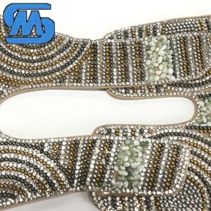 Parte superior de estilo <span class=keywords><strong>Birk</strong></span> marrón chocolate, parte superior de sandalia adornada con diamantes de imitación - Product Image 4