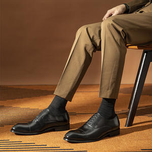 Nouvelles Chaussures en Cuir Pleine Fleur pour Hommes 2026 - Tendance et Élégantes pour Affaires - Product Image 2