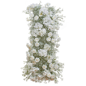 Décorations de <span class=keywords><strong>mariage</strong></span>, fleurs artificielles, arche de présentation pour vitrine, support en fer, toile de fond, rangée de fleurs suspendues Gypsophile, modèle 53 Décor - Product Image 5